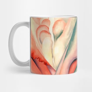 High Resolution Flower Abstraction by Georgia O'Keeffe Mug